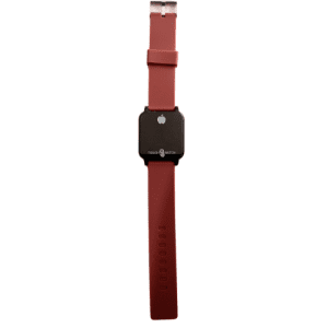 Minimalist Touch Screen Digital LED Watch with Brown Strap – Unisex