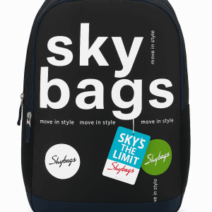 Skybags Black Stylish School & Travel Backpack