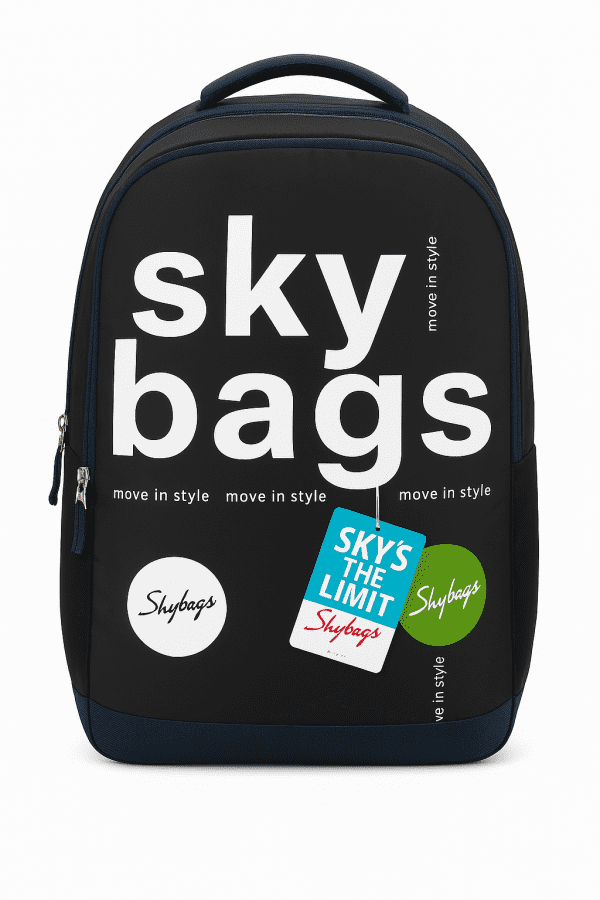 Skybags Black Stylish School & Travel Backpack