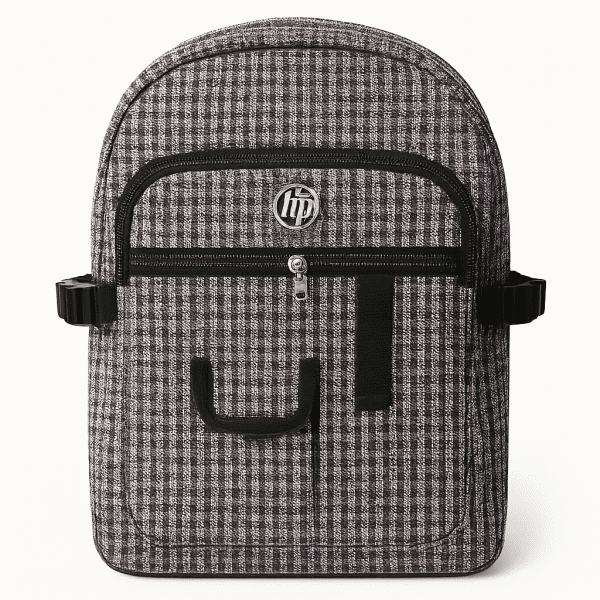 HP Classic Checkered Multi-Utility Backpack for School