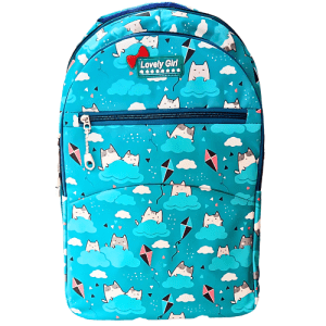 Lovely Girl Printed School Backpack for Kids